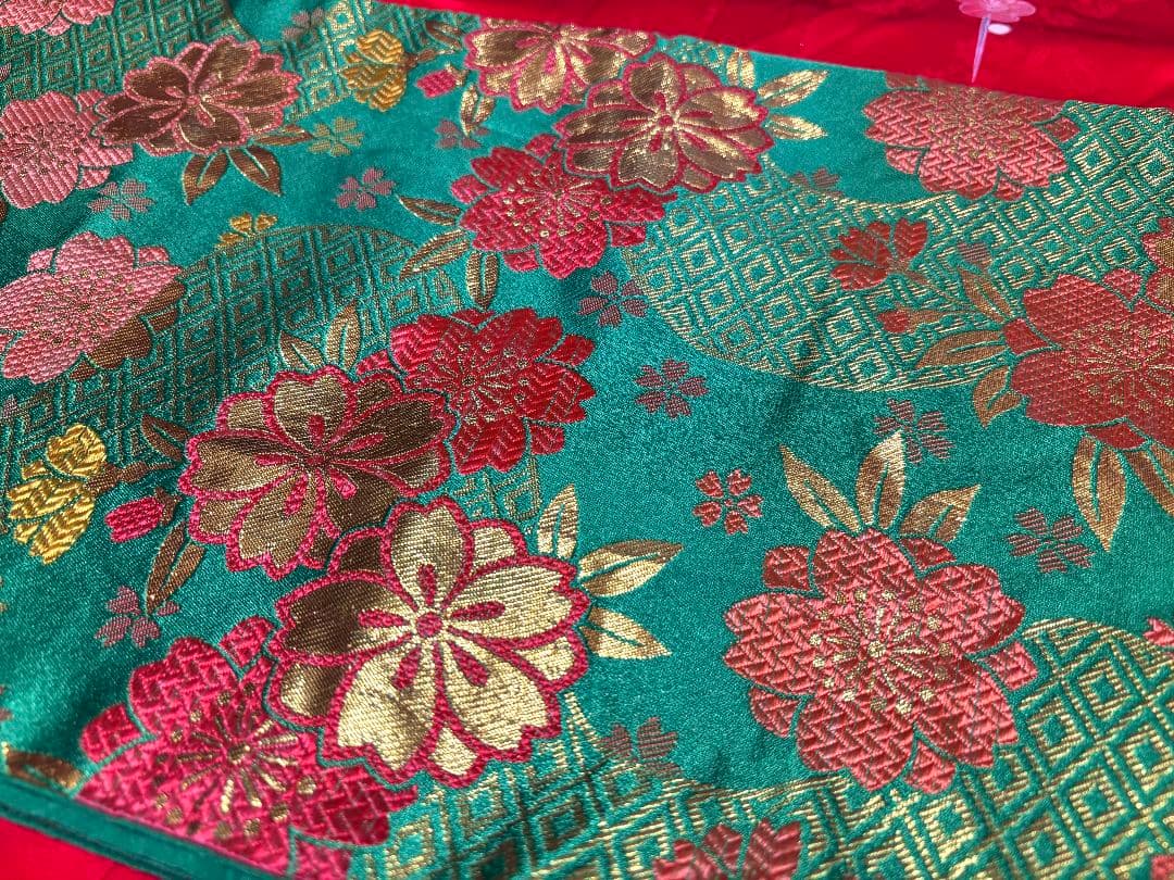 七五三　女児着物襦袢帯3点セット　赤