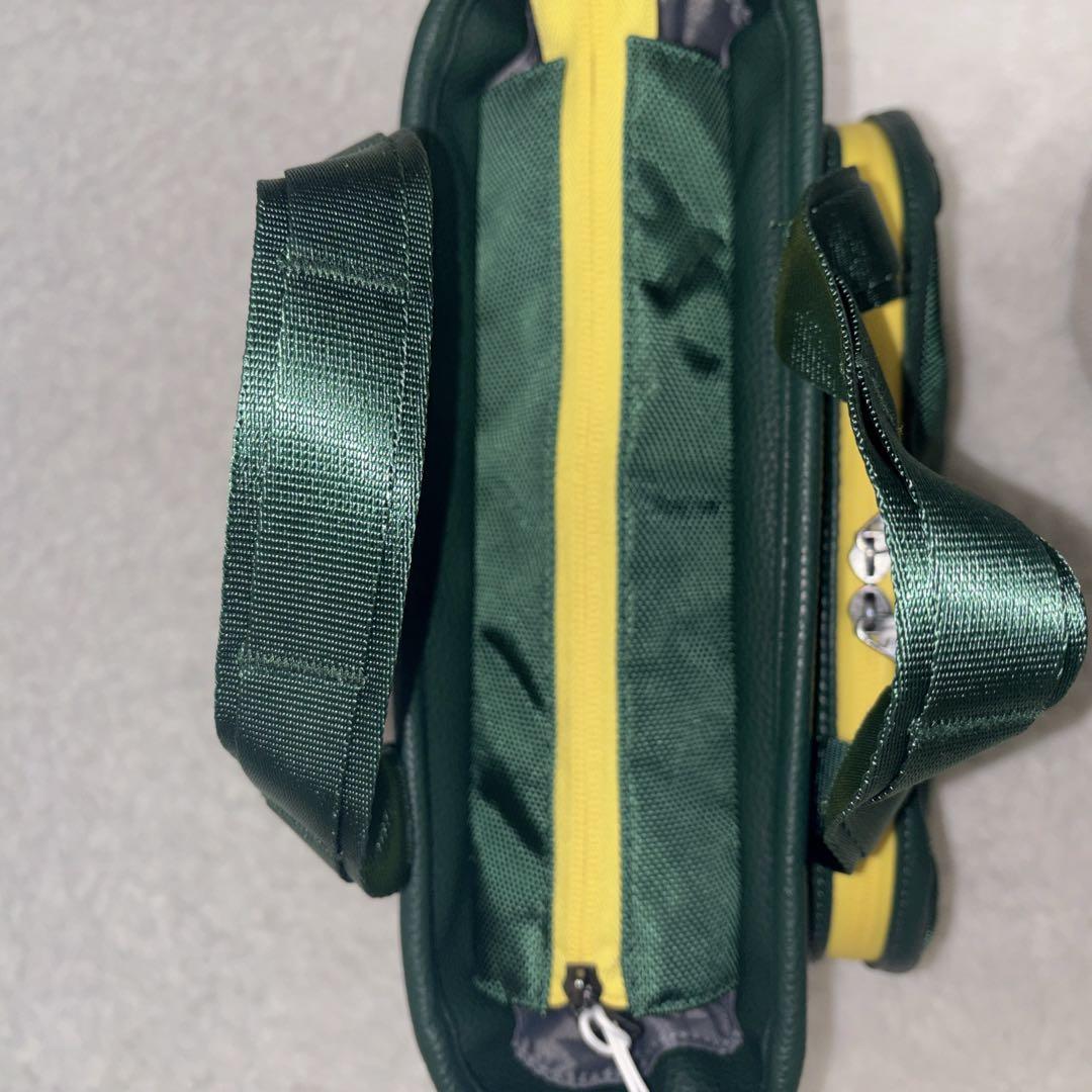 【美品】BEAMS GOLF ダークグリーン カートバッグ