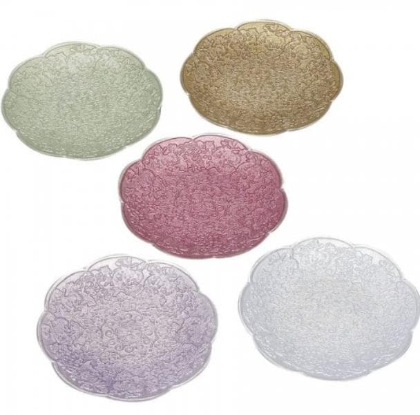 七宝焼き 銘々皿 フォーク 正倉院（５点セット）