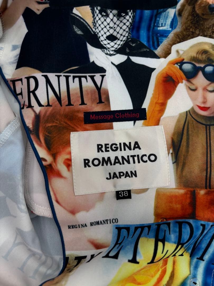 【Regina Romantico】美品！ジャケット　アウター総柄　38