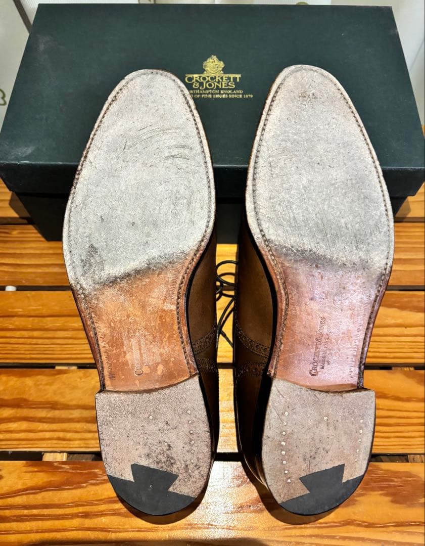 【最終価格】CROCKETT&JONES ダークブラウン7 1/2【美品】