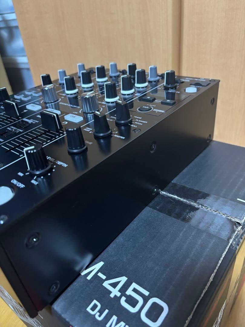美品　Pioneer DJM-450 24年製　PCスタンド　RCAピン　セット
