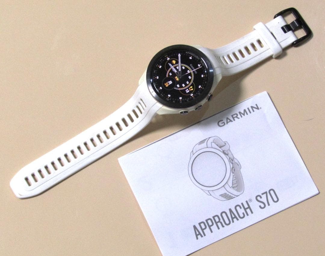 美品 ガーミン アプローチ S70 ホワイト 42mm