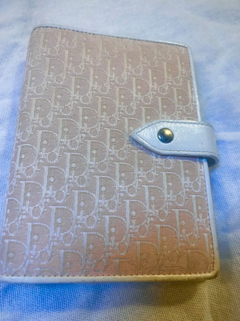 Christian Dior ピンク 6穴手帳カバー