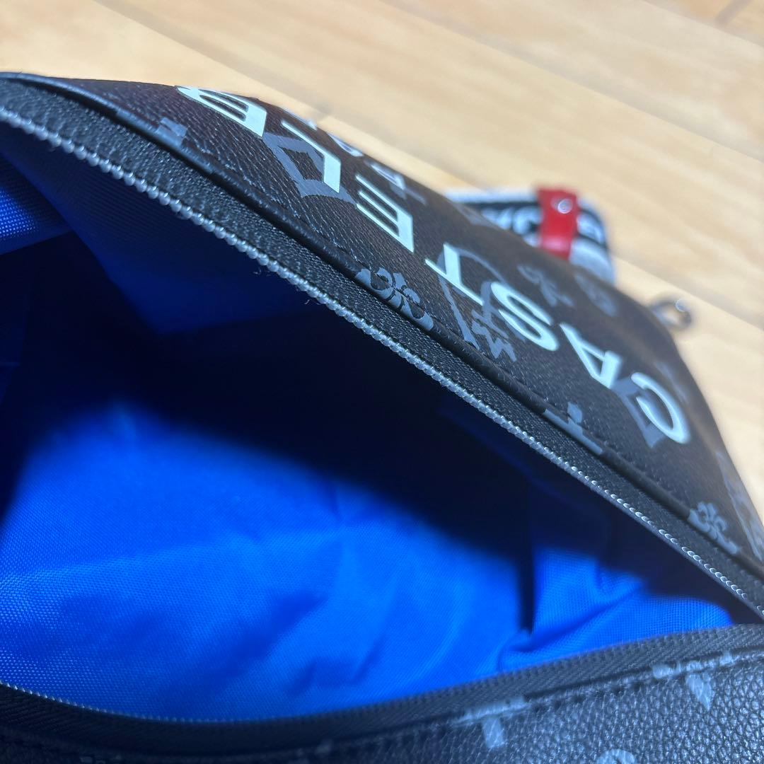 CASTELBAJAC ショルダーバッグ 黒/赤