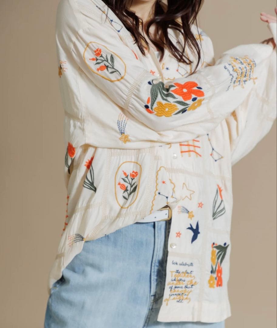 専用です★アメリカンラグシー LEIN パッチワーク 刺繍シャツ