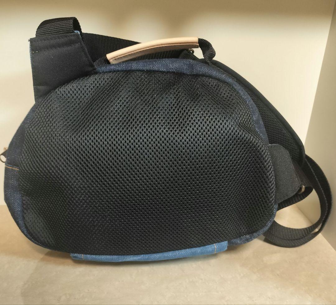 あやの小路 AYANOKOJI がま口ポシェット型ボディバッグ デニム 2way