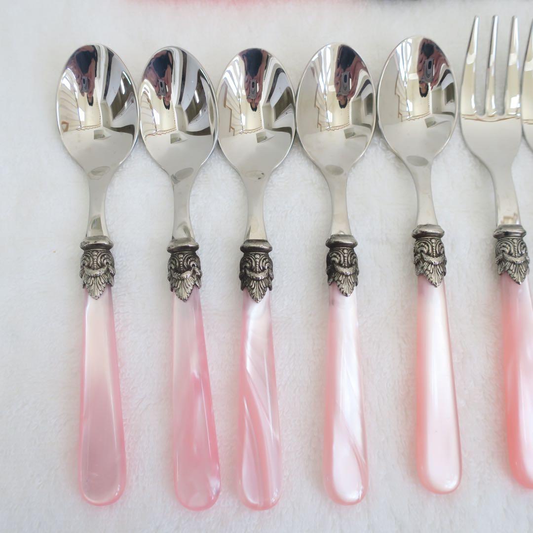 EME カトラリーセット スプーンとフォーク各5本 ナイフ1本 ナポレオン