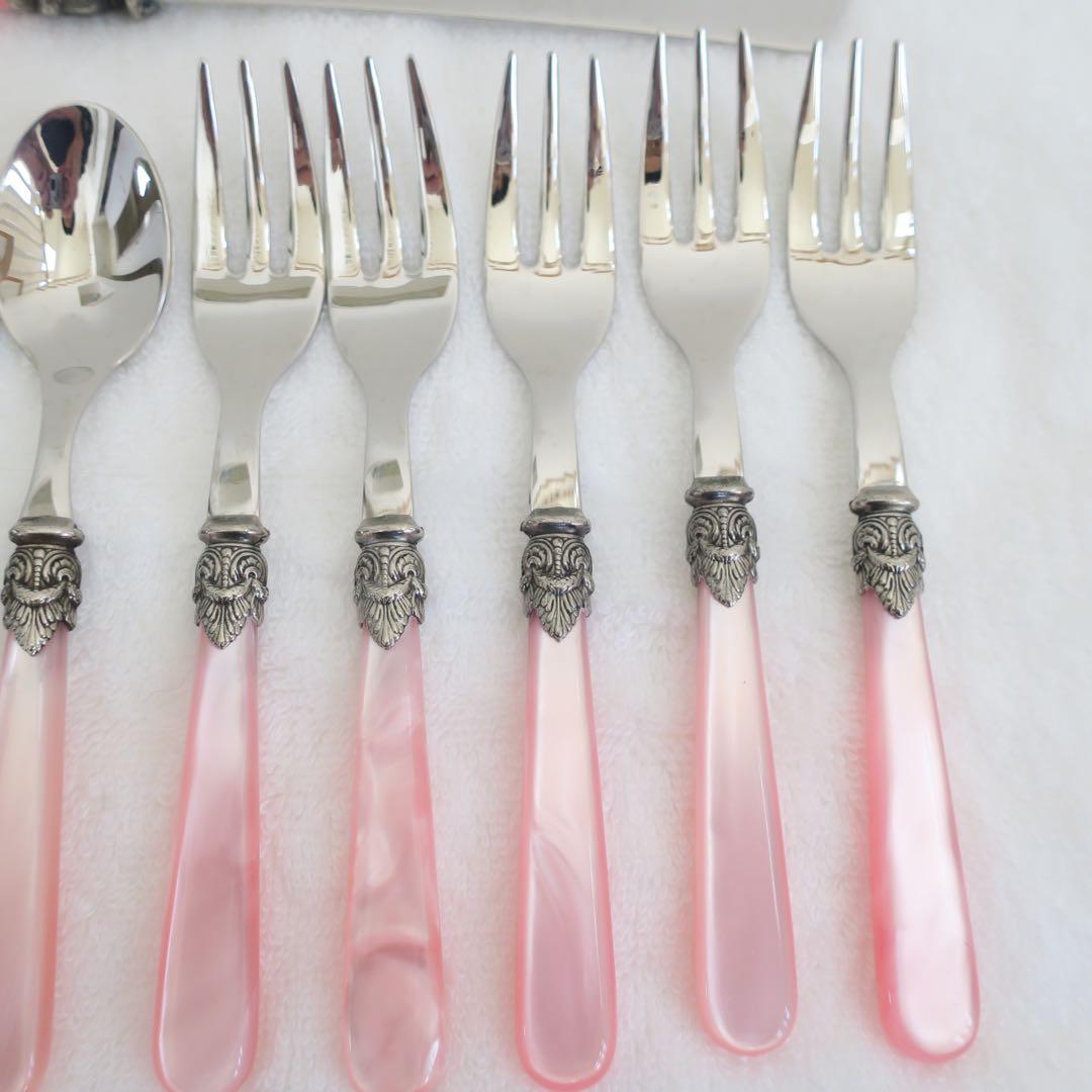 EME カトラリーセット スプーンとフォーク各5本 ナイフ1本 ナポレオン