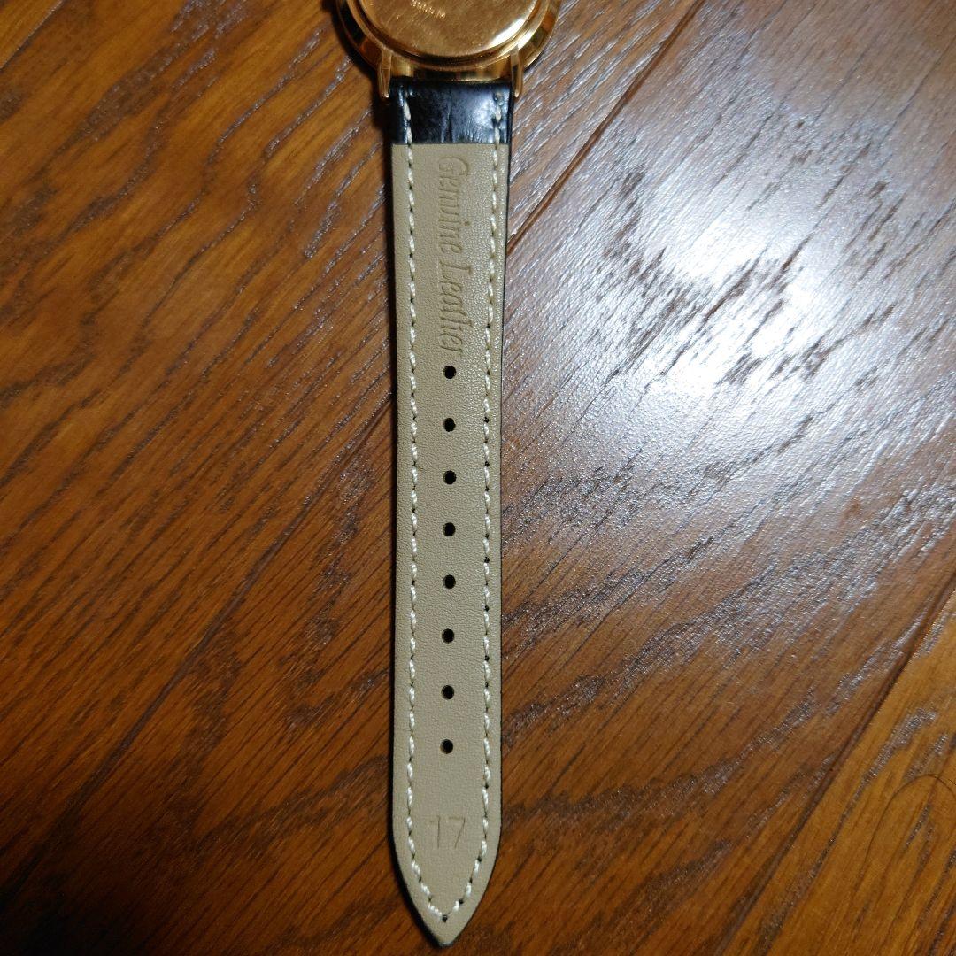 【美品・新品ベルト】GUCCI 3000M ブラックレザーアナログ メンズ時計