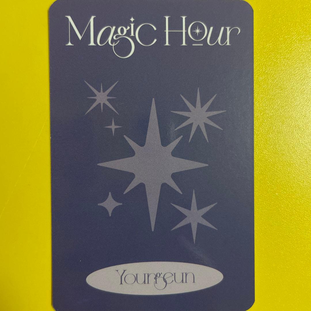 ヨンウン❤️限定トレカ　kep1er ロッテワールド　magic hour