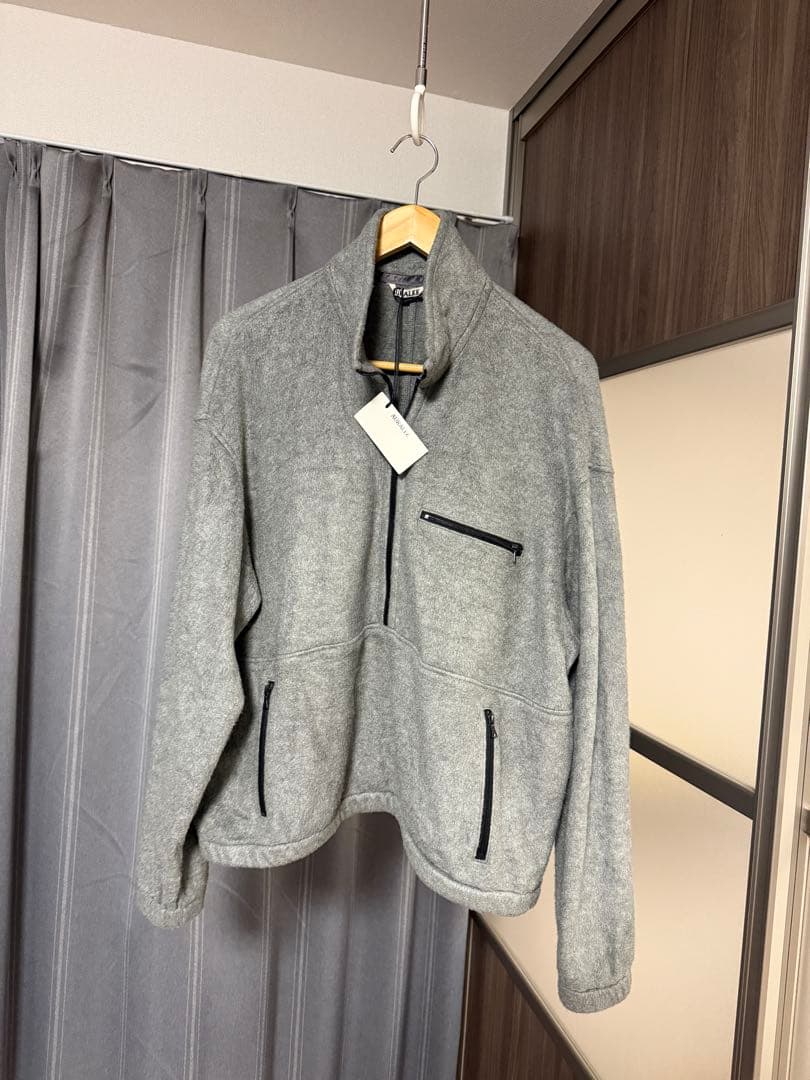 た*様 AURALEE PURE SILK FLEECE HALF ZIP P/