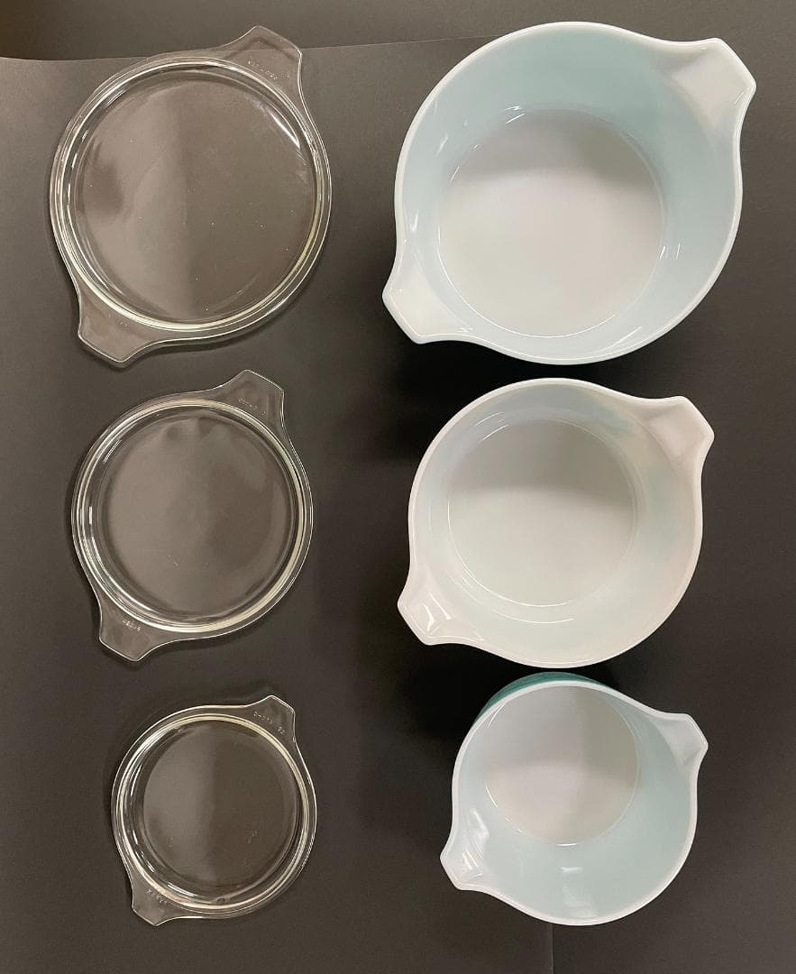 【良品】PYREX 　シンデレラキャセロール3点セット 473 474 475