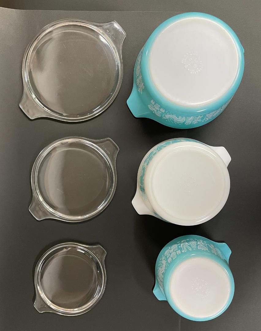 【良品】PYREX 　シンデレラキャセロール3点セット 473 474 475