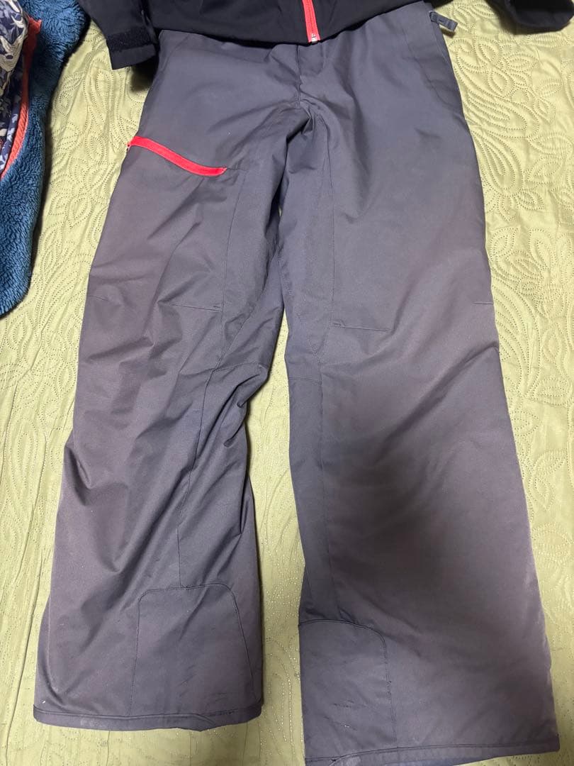 phenix スキーウェア ブラック/レッド セットアップ