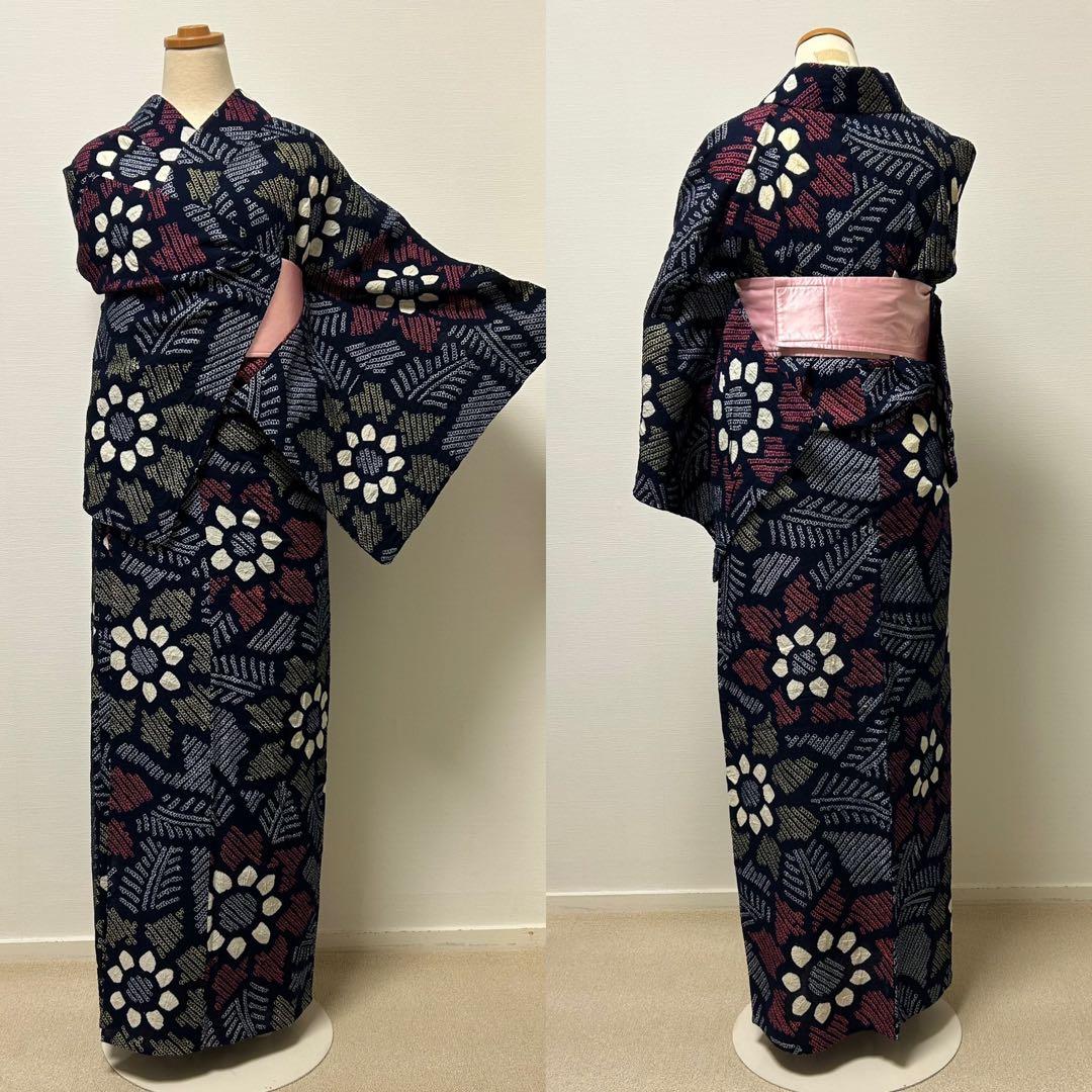 豆柴きなこ様【浴衣】有松絞り 62605
