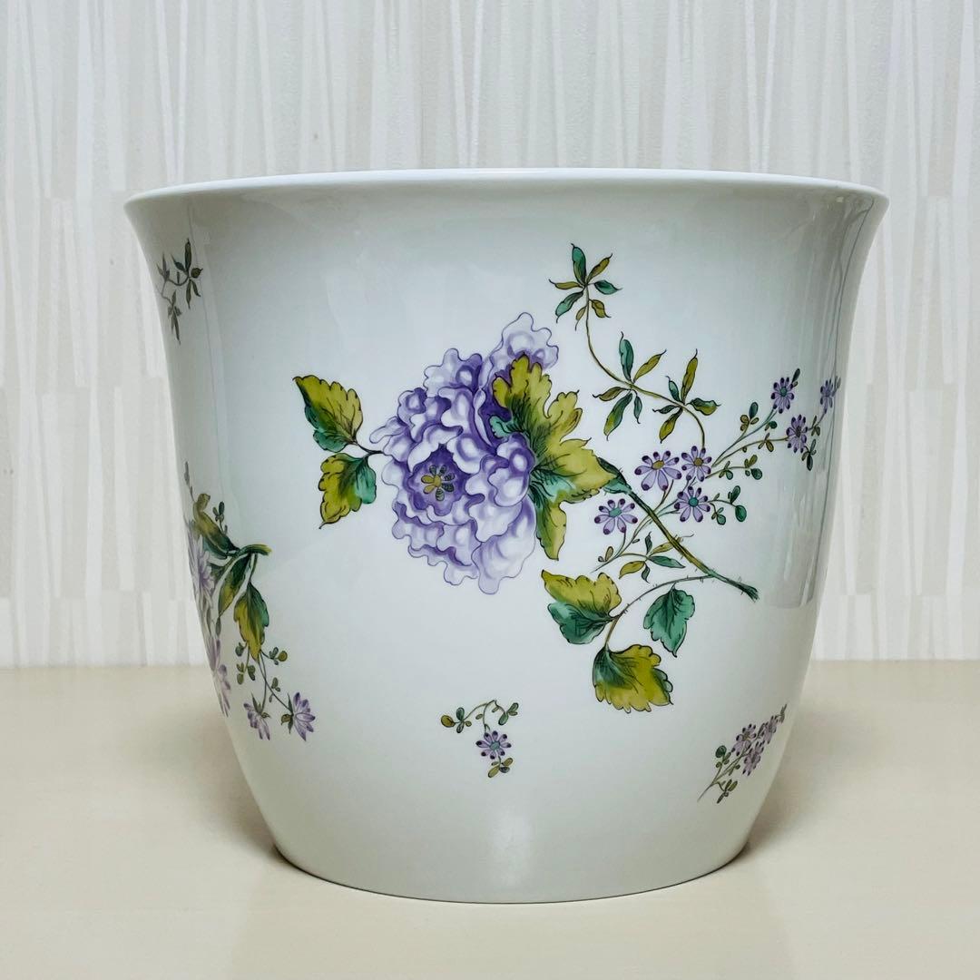 大型 AUGARTEN アウガルテン フラワーベース 鉢 花瓶 花器