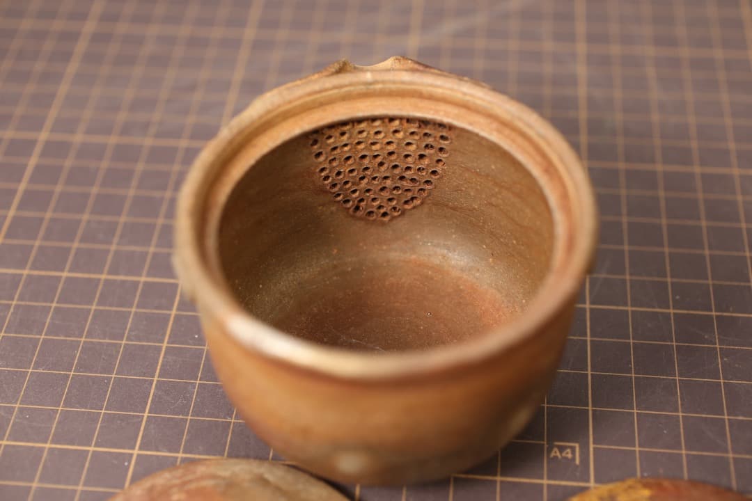 【即購入可】備前焼／宝瓶／２点まとめて／急須／煎茶／茶道／古玩／骨董／古美術