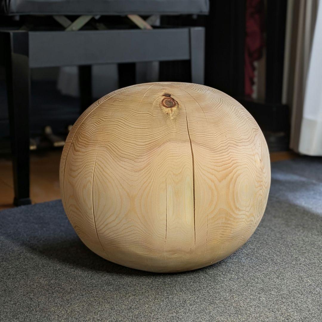 mato　　天然ヒバ　丸型　切り株　丸太　高さ約32㎝