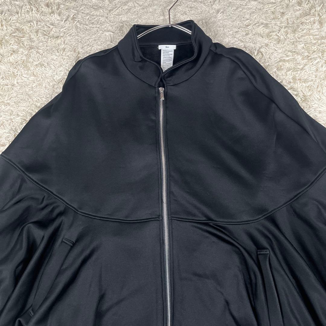 sov. ソブ AKKOコラボ 裏起毛 ポンチョ コート ブラック FREE