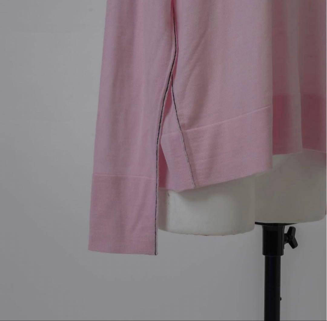 【タグ付新品未使用】lohen BY COLOR SEAM KNITピンク