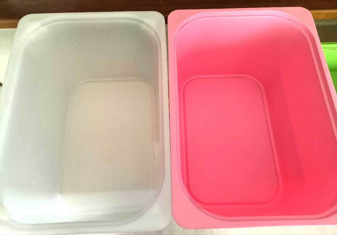 IKEA トロファスト フレーム白 収納ボックス付き　4棚　セット