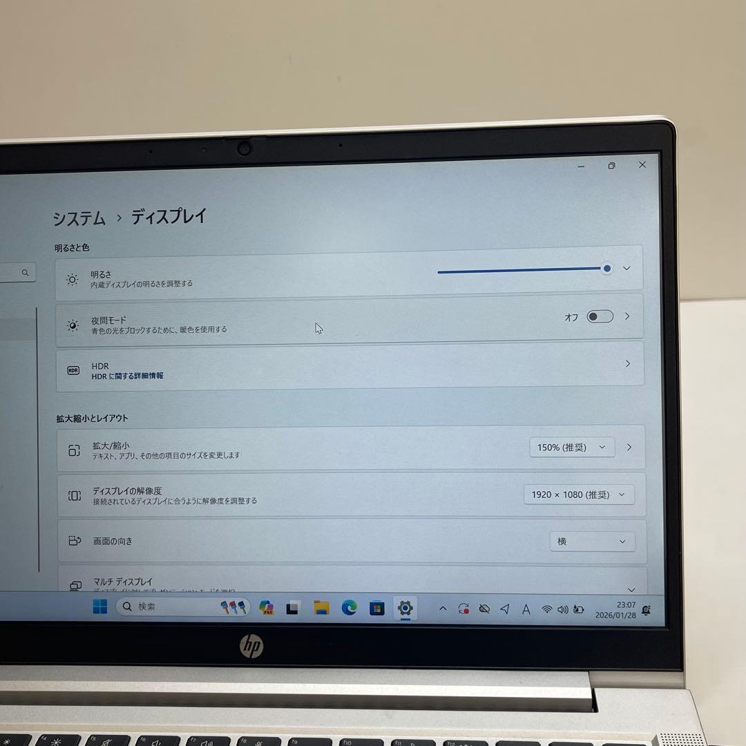 Windowsノート本体 HP Probook 430 G8 i5-1135G7 8GB SSD256GB