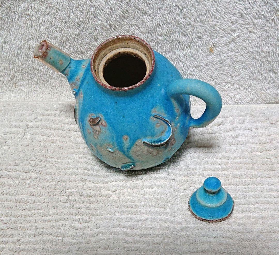 常滑山田想作急須 木箱付きA471