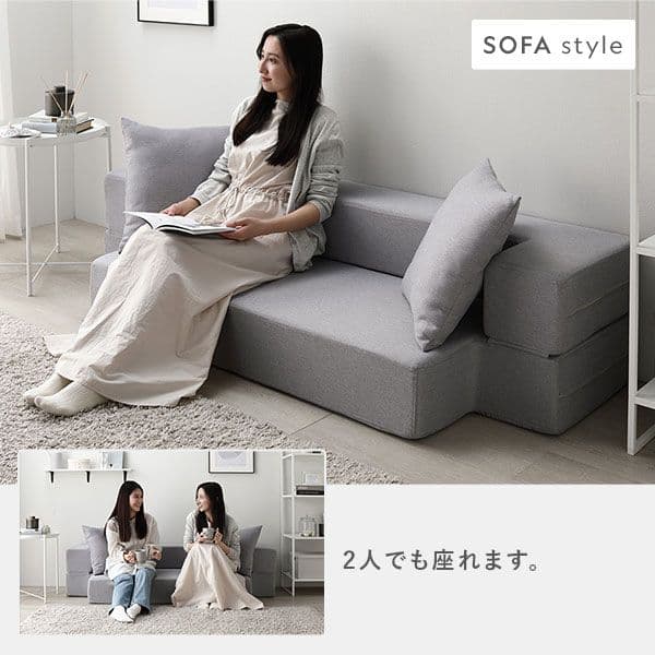 ソファ ベッド 2人掛け ピンク 洗えるカバー カバーリング仕様高反発ウレタン