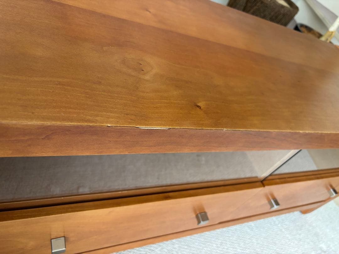 カワジュン　テレビボード　チェリー材