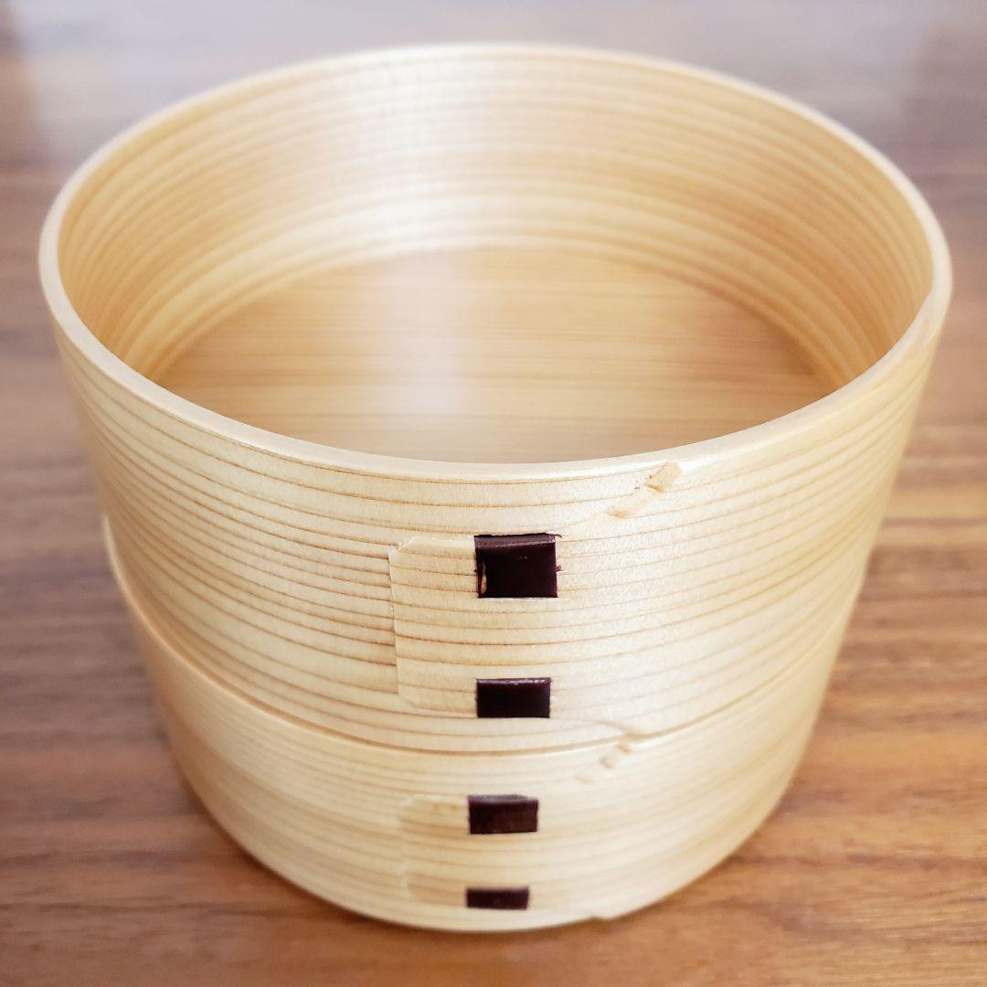 【新品未使用】秋田杉　曲げわっぱ　弁当箱