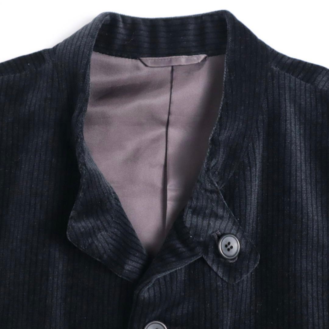 Vintage 80s 90s ベロア マオカラー 上下 セットアップ スーツ