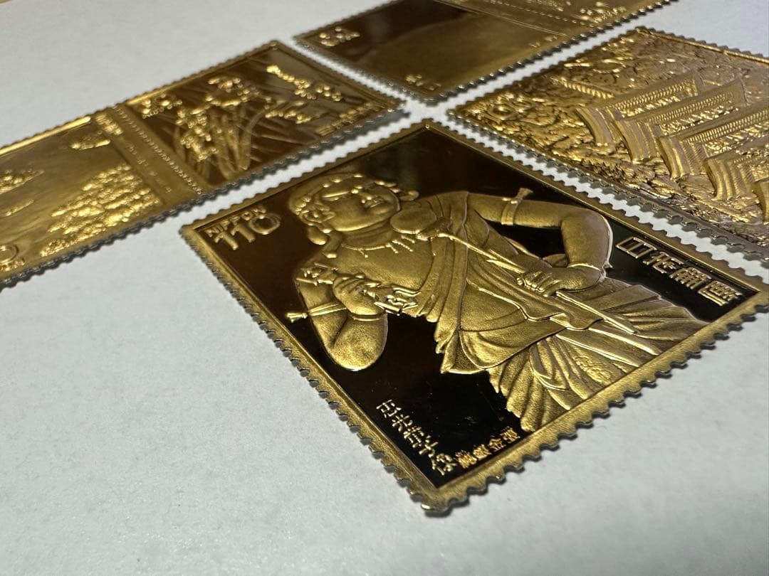 ま*ゆ様 希少　松本徽章工業　金属工芸品 プレート型 純金張 貴重 日本の老舗