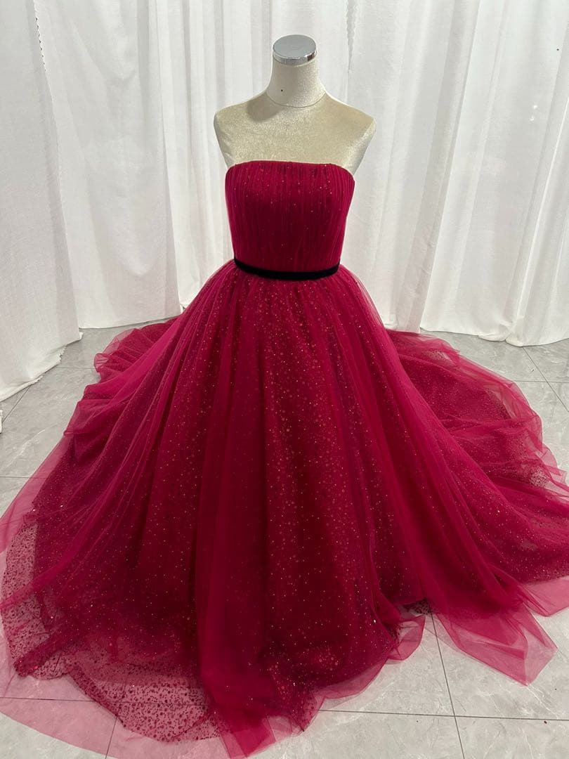 ハツコエンドウ　ジル風ドレス　カラードレス　オフショル【新品】