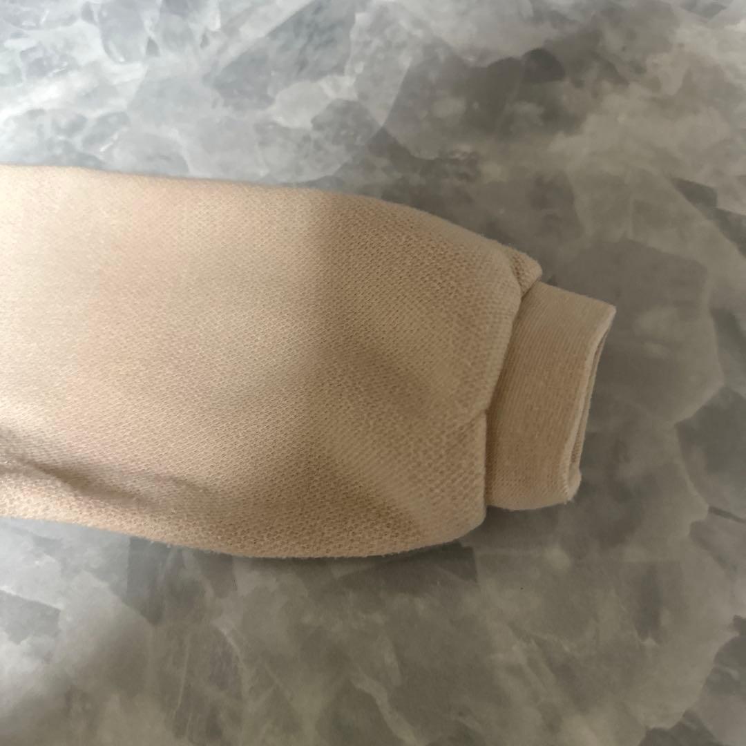 familiar カバーオール ベージュ/ホワイト