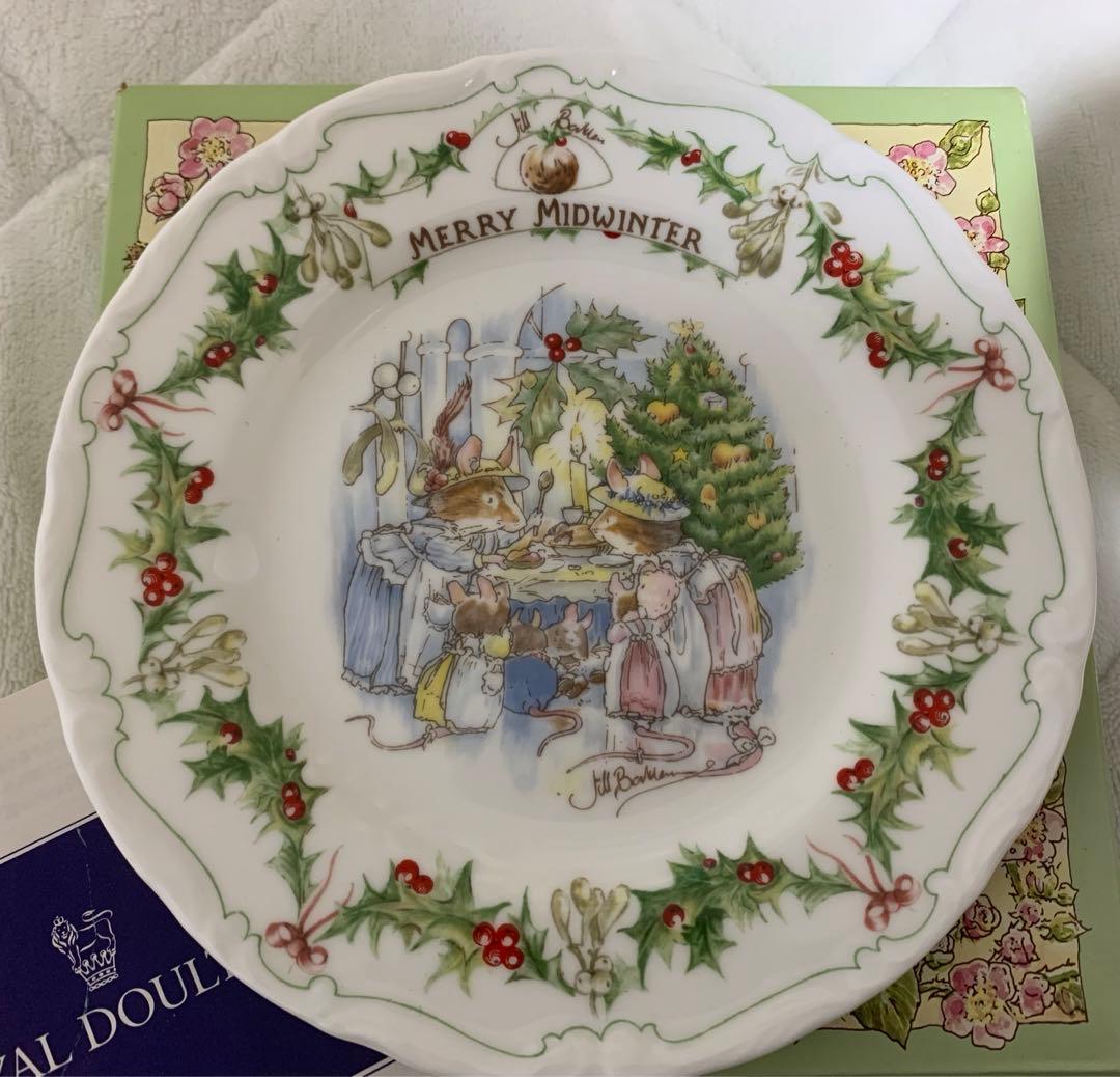 ロイヤルドルトン　メリーミッドウィンター カップ　お皿　キャンドル立て　セット