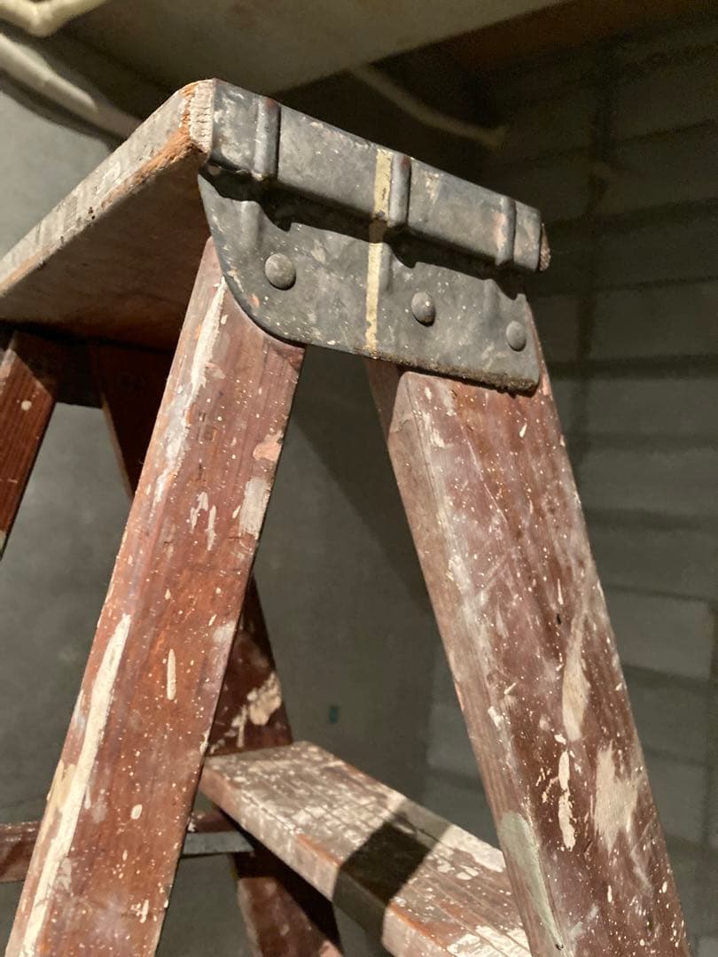 【値下げ】ビンテージ 脚立 アメリカン雑貨