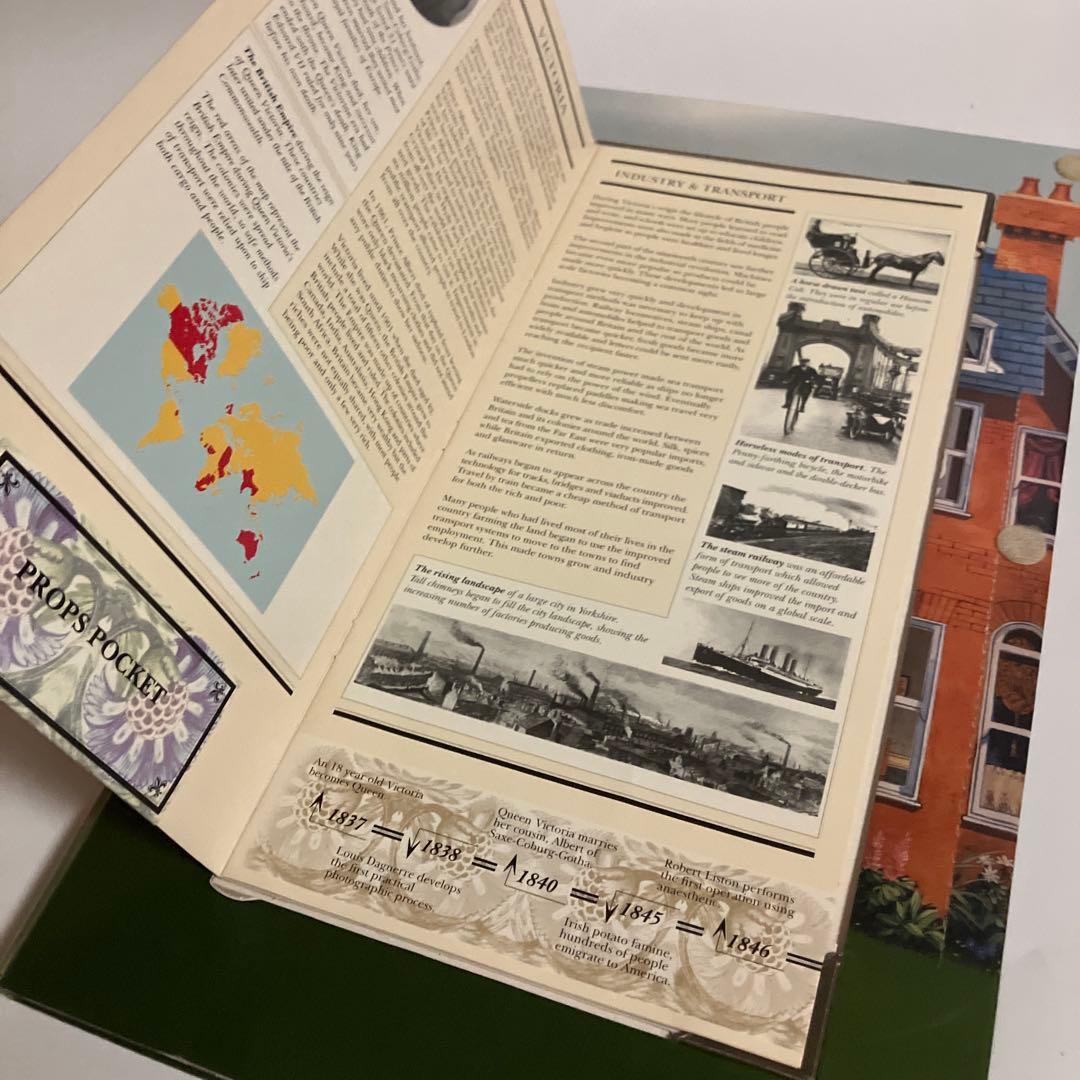 仕掛け絵本　ビクトリアン・ドールハウス・ブック