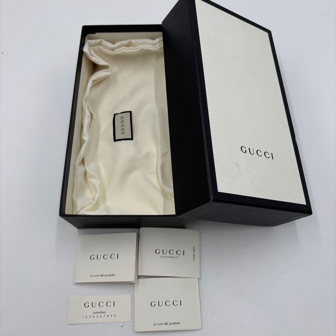 GUCCI グッチ GGブルームス スプリーム レザー 長財布 PVC 花柄