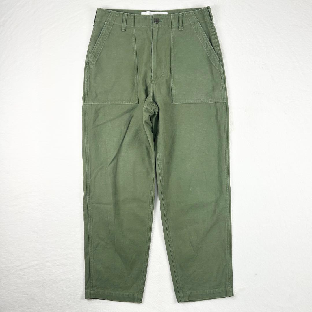 b1278✨美品✨【Shinzone】ベイカーパンツ　希少サイズ　40　カーキ