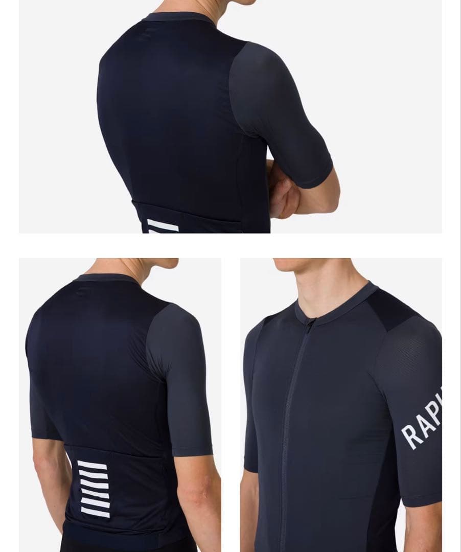 【vail816】ラファ ジャージ黒 XS＋プロチームビブショーツXS緑