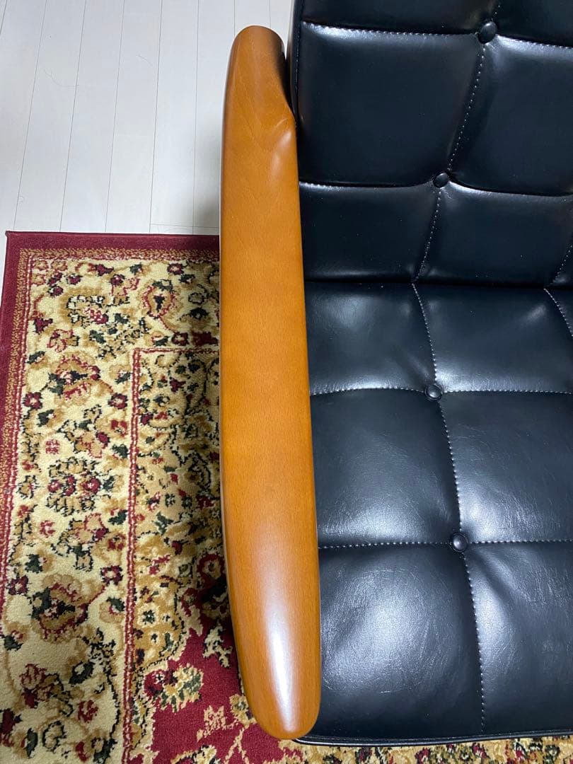 カリモク60 Kチェア 1シーター スタンダードブラック