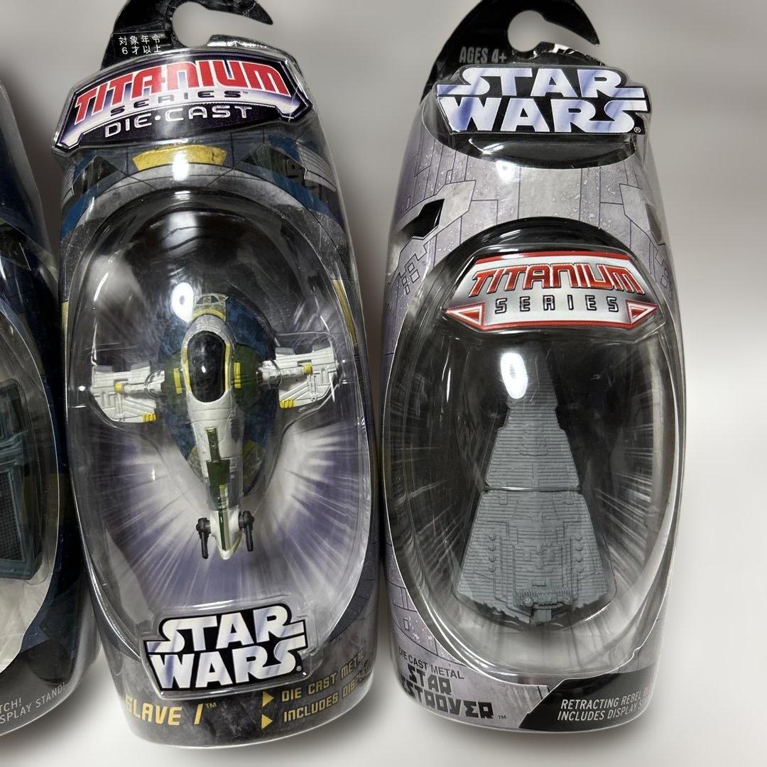 Star Wars Titanium Series ダイキャストモデル4点セット