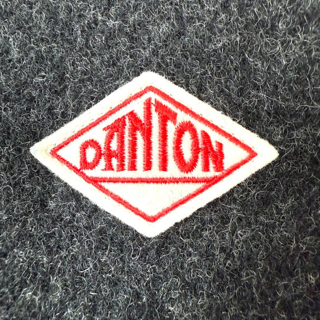 【極美品✨】ダントン ウールモッサコート フード付き ジャケット ダークグレーL