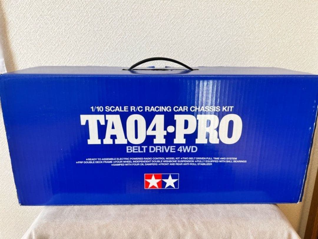 当時物 TA04-PRO ベルト駆動 4WD RCシャーシキット 未走行車