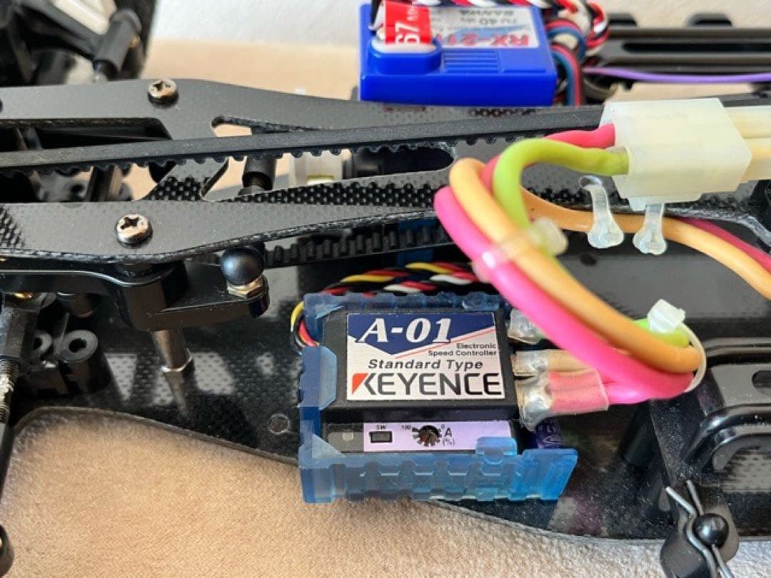 当時物 TA04-PRO ベルト駆動 4WD RCシャーシキット 未走行車