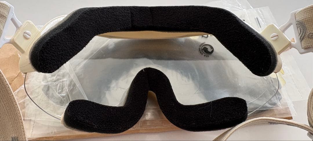 【お一人】tt&co ゴーグル　アイボリー　予備レンズ4枚付