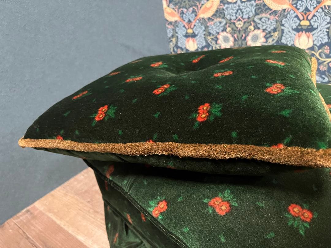 n's close＊スツール オットマン クッション付 アンティーク