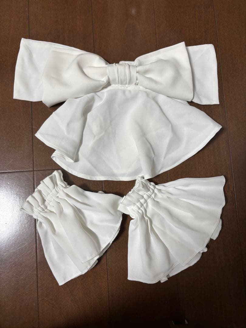 ユナイテッドアローズ 別注　iris47 ボウタイ　リボン　付け襟　カフス