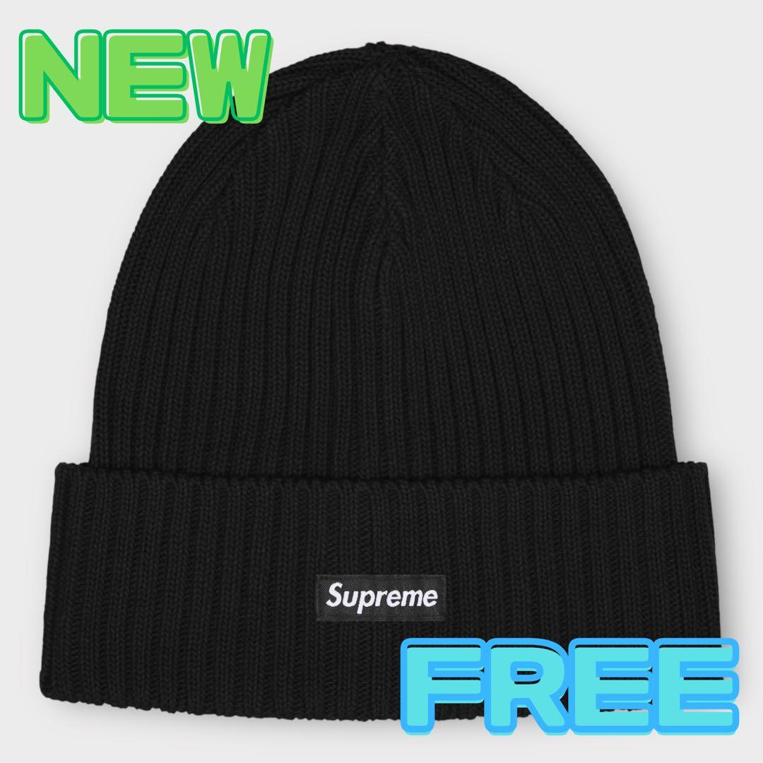 新品 Supreme 25ss Overdyd Beanie Black 未開封